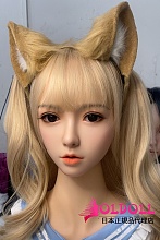 Real girl(A工場) Lシリーズ L9ヘッド  職人メイク シリコンヘッド単体 ROS口開閉機能付き 等身大ラブドールの頭 M16ジョイント 140-168cmのボディに組合可能