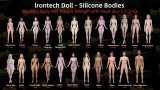 Irontechdoll シリコン製ボディ単体 ラブドール ボディ自由に選択 塗装加工あり  等身大 ダッチワイフ