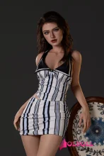 TOP-CYDOLL 150cm Cカップ  Elva-S ROSヘッド フルシリコンドール 都会風ファッションリアルドール