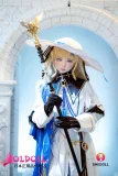 SHEDOLL 熙熙(xixi)2.0ヘッド 152cm Aカップ シリコンヘッド+TPEボディ 魔女のコスプレリアルラブドール
