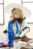 SHEDOLL 熙熙(xixi)2.0ヘッド 152cm Aカップ シリコンヘッド+TPEボディ 魔女のコスプレリアルラブドール