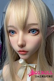 Real girl(A工場) Lシリーズ 高貴なエルフ耳タイプシリコンヘッドL15ヘッド  職人メイク ROS口開閉機能付き 等身大ラブドール M16ジョイント 140-168cmのボディに組合可能