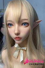 Real girl(A工場) Lシリーズ 高貴なエルフ耳タイプシリコンヘッドL15ヘッド  職人メイク ROS口開閉機能付き 等身大ラブドール M16ジョイント 140-168cmのボディに組合可能