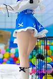 wmdoll 85cm #S003ヘッド アニメドール 清楚で可愛らしいブルーのツインテールBJD風メイクミニドール ソフトビニール製ヘッド+TPE製ボディ セクシーフィギュア リアルドール