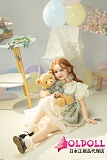 WAXDOLL フルシリコンドール 122cm バスト平+GB28 小柄で貧乳ロリータ等身大リアルラブドール