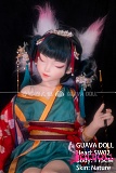 【宣伝画像同じウィッグ+衣装+飾り付き】guavadoll（グアバ）番石榴 115cm AAカップ  SW01ヘッド フルシリコンドール 宝青坊主（ほうせいぼうず）のアニメ風キャラクター人形 伝統的な和服のリアル製ラブドール