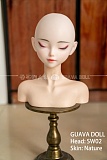 【宣伝画像同じウィッグ+衣装+飾り付き】guavadoll（グアバ）番石榴 115cm AAカップ  SW01ヘッド フルシリコンドール 宝青坊主（ほうせいぼうず）のアニメ風キャラクター人形 伝統的な和服のリアル製ラブドール