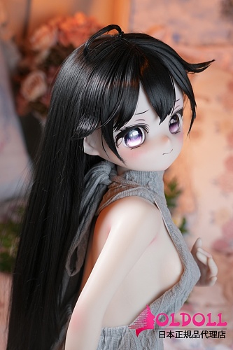 MW Girl(魔物姫) アニメドール 85cm ＃14雅子（まさこ） ツヤのあるロング黒髪の可愛いフィギュア ソフトビニール製頭部 シリコン製ボディ宣伝画像と同じ制服も付属