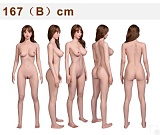 MD DOLL 166cm Dカップ(166C)  M4ヘッド Kelly 真っ白なセクシードレスアジア美人ラブドール シリコンリアル製ダッチワイフ