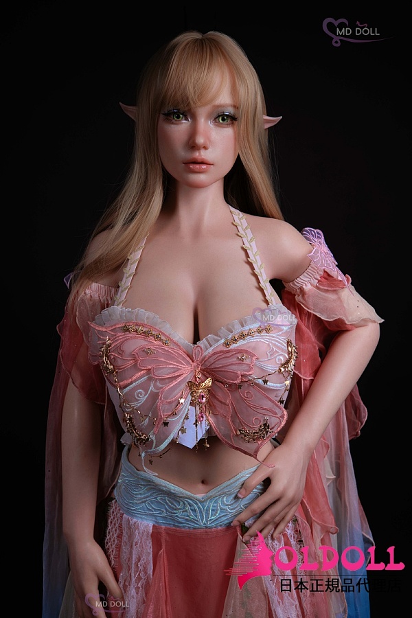 MD DOLL 168cm Fカップ(168A)  M25ヘッド Iris 金色に輝く長い髪と尖った耳リアル製エルフ系ラブドール