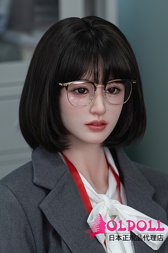 TOP-CYDOLL 168cm Fカップ Shikukawa Yuri 静川由里ヘッド フルシリコン製リアルドール OL風グレーのスーツ着せて知的な職員ダッチワイフ