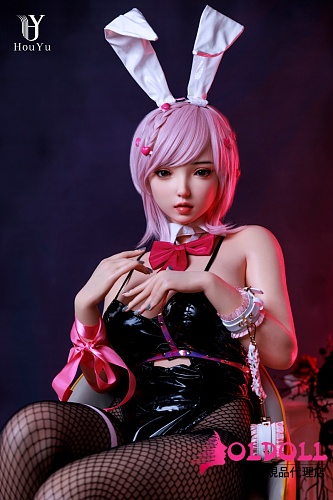 Houyu後遇 伊娃（Eva) 150cm Eカップ シリコン製高級リアルラブドール 大胆で魅惑的セクシーバニーガール姿の人形