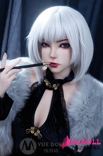 YUEdoll シームレスドール 140cm Eカップ 菲伊（feiyi）白銀髪の中華風リアルドール 高貴で妖艶なダッチワイフ