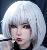 YUEdoll シームレスドール 140cm Eカップ 菲伊（feiyi）白銀髪の中華風リアルドール 高貴で妖艶なダッチワイフ