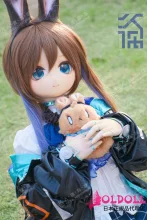 人偶箱庭 アニメドール Amiyaちゃん 126cm AAボディ ソフトシリコンヘッド+tpeボディ学園風の可愛い制服系ロリ系等身大アニメラブドール