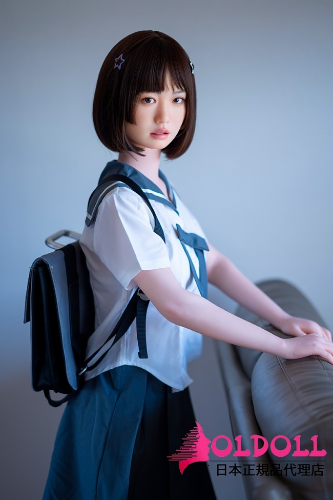 WAXDOLL 高級シリコン製リアルドール 154cm Aカップ+GE43ヘッド 口の開閉機能付き セーラー制服姿の美少女風ドール