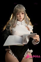 FUDOLL 超軽量化 29kg 169cm Hカップ ヘッド#奈爱（なあい）ROS口開閉機能付き フルシリコン製リアルドール クラシックな修道女風の衣装制服ラブドール