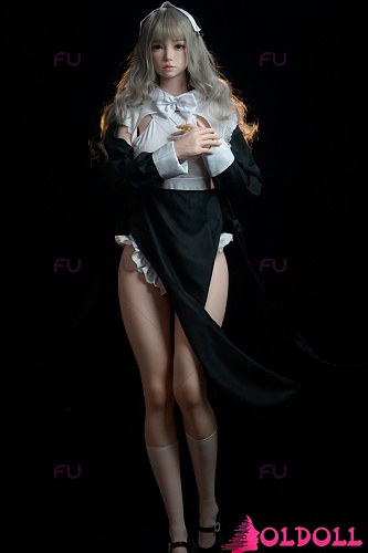 FUDOLL 超軽量化 29kg 169cm Hカップ ヘッド#奈爱（なあい）ROS口開閉機能付き フルシリコン製リアルドール クラシックな修道女風の衣装制服ラブドール