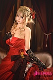 Real lady 150cm Eカップ T4ヘッド 華やかな赤いドレスを着た女性モデルリアルラブドール