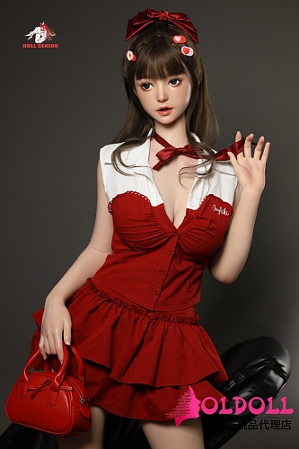 Doll Senior 163cm Fカップ #26 萌音Mengyin ROS口開閉機能選択可能 フルシリコンドール 優雅でファッショナブルな赤いワンピース美人リアルドール