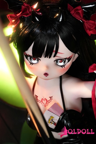 MW Girl(魔物姫) アニメドール 85cm 星雅ヘッド ソフトビニール製頭部 シリコン製ボディビリヤードガールコスプレ刺青付き可愛い美少女アニメドール 宣伝画像と同じ制服も付属