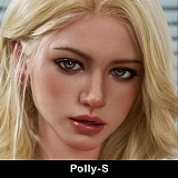 TOP-CYDOLL 176cm Eカップ Elodie ROSヘッド 高級シリコンドール 紫色の羽飾り衣装セクシーリアルドール