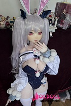 ElsaBabe アニメドール 140cm ヘッドRAD004 立华琴里Tachibana Kotori バニーガール風セーラー服コスチュームアニメ系等身大リアルドール