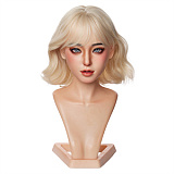 Real lady 159cm Hカップ R1ヘッド 日焼け肌色高級リアルラブドール 編み込みヘアの野性的な美しさの戦士風ドール