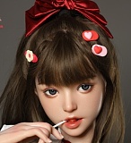 Doll Senior リアル皮膚ボディ170cm-Gカップ #09 歌姬gejiヘッド 高級フルシリコン製リアル皮膚ボディ 知的でセクシーなOL風スタイルメガネ美人秘書ラブドール