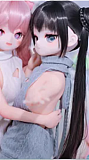 MOZU DOLL【 A級】アニメドール 1/2ドール 二分ドール 卷卷（jane）デカールメイク キュートミニタイプフィギュアラブドール 宣伝画像と同じ制服も付属