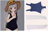 MOZU DOLL【 A級】アニメドール 1/2ドール 二分ドール 卷卷（jane）デカールメイク キュートミニタイプフィギュアラブドール 宣伝画像と同じ制服も付属