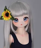 MOZU DOLL【 A級】アニメドール 1/2ドール 二分ドール 卷卷（jane）デカールメイク キュートミニタイプフィギュアラブドール 宣伝画像と同じ制服も付属