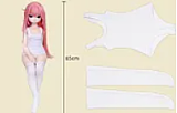 MOZU DOLL【 A級】アニメドール 1/2ドール 二分ドール 卷卷（jane）デカールメイク キュートミニタイプフィギュアラブドール 宣伝画像と同じ制服も付属