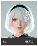 WAXDOLL  シリコン頭＋TPEボディ 165cm Gカップ GE86-1ヘッド  睫毛と眉毛植毛加工あり 等身大リアルラブドール