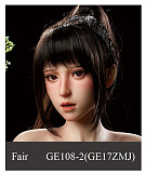 WAXDOLL  シリコン頭＋TPEボディ 165cm Gカップ GE86-1ヘッド  睫毛と眉毛植毛加工あり 等身大リアルラブドール