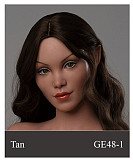 WAXDOLL  シリコン頭＋TPEボディ 165cm Gカップ GE86-1ヘッド  睫毛と眉毛植毛加工あり 等身大リアルラブドール