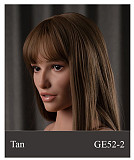 WAXDOLL  シリコン頭＋TPEボディ 165cm Gカップ GE86-1ヘッド  睫毛と眉毛植毛加工あり 等身大リアルラブドール