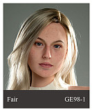 WAXDOLL  シリコン頭＋TPEボディ 165cm Gカップ GE86-1ヘッド  睫毛と眉毛植毛加工あり 等身大リアルラブドール