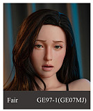 WAXDOLL  シリコン頭＋TPEボディ 165cm Gカップ GE86-1ヘッド  睫毛と眉毛植毛加工あり 等身大リアルラブドール