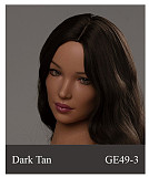 WAXDOLL  シリコン頭＋TPEボディ 165cm Gカップ GE86-1ヘッド  睫毛と眉毛植毛加工あり 等身大リアルラブドール