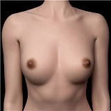 WAXDOLL  シリコン頭＋TPEボディ 165cm Gカップ GE86-1ヘッド  睫毛と眉毛植毛加工あり 等身大リアルラブドール