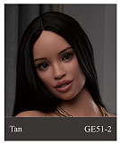 WAXDOLL  シリコン頭＋TPEボディ 165cm Gカップ GE86-1ヘッド  睫毛と眉毛植毛加工あり 等身大リアルラブドール