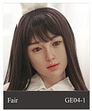 WAXDOLL  シリコン頭＋TPEボディ 165cm Gカップ GE86-1ヘッド  睫毛と眉毛植毛加工あり 等身大リアルラブドール