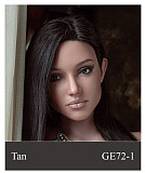 WAXDOLL  シリコン頭＋TPEボディ 165cm Gカップ GE86-1ヘッド  睫毛と眉毛植毛加工あり 等身大リアルラブドール