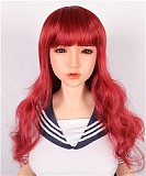 Sanhui doll 最新Real skinシリーズ 158cm Eカップ #41ヘッド シリコン製超リアルドール ブラックレースランジェリー仕様