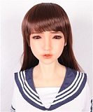 Sanhui doll 最新Real skinシリーズ 158cm Eカップ #41ヘッド シリコン製超リアルドール ブラックレースランジェリー仕様