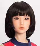 Sanhui doll 最新Real skinシリーズ 158cm Eカップ #41ヘッド シリコン製超リアルドール ブラックレースランジェリー仕様