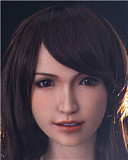 Sanhui doll 最新Real skinシリーズ 158cm Eカップ #41ヘッド シリコン製超リアルドール ブラックレースランジェリー仕様