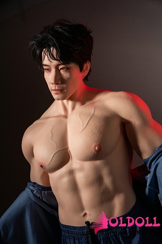 Qita Doll 最新作 175CM 乔宇（qiaoyu）さん 高級シリコン製リアル製塗装筋肉タイプ男性ラブドール ペニス分体式 等身大リアルドール イケメン