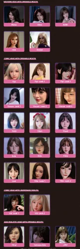 【カスタマイズ】Evasdoll ヘッドとボディ自由に組合 フルシリコン製  等身大リアルラブドール